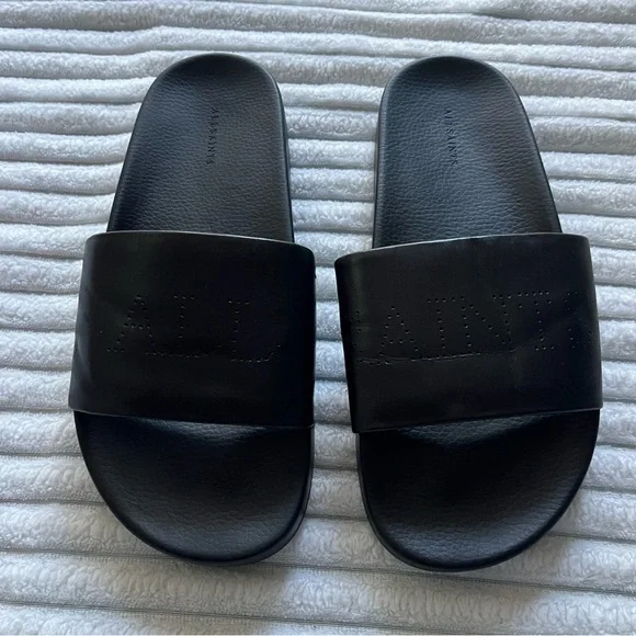 All Saints | Shoes | All Saints Black Slide Sandals | Poshmark display picture 1